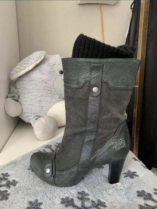 Дамски ботуши-естествена кожа