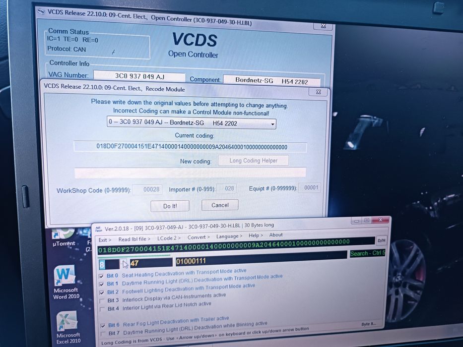 Диагностика за автомобили VW, Audi, Seat, Skoda