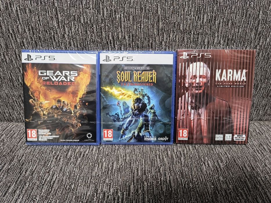 Gears of War Reloaded, Legacy of Kain Soul Reaver 1&2 PS5