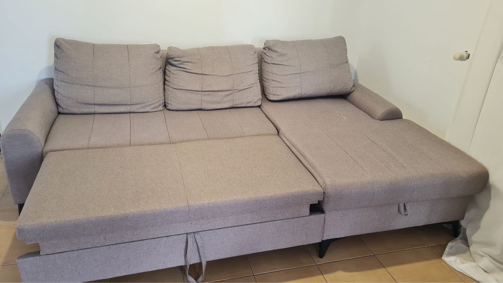 Canapea Extensibila Coltar Akira 252x168 cm
