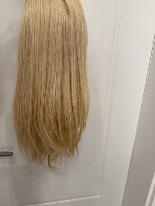 Екстеншън /Премиум естествена коса 50 см | Русa | Отлично състояние