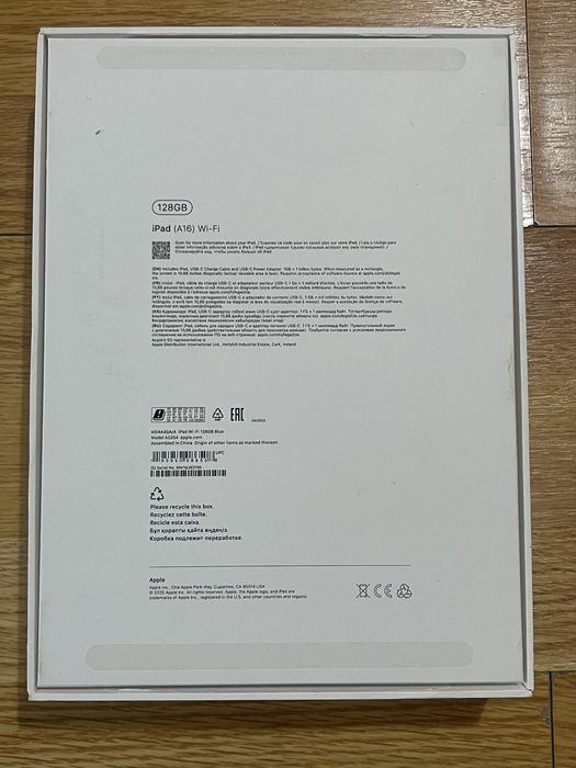 Планшет Apple iPad A16