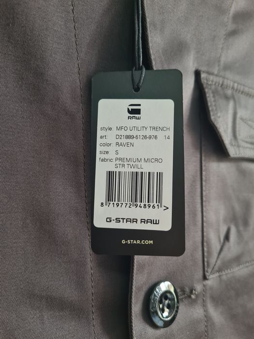 Geaca G-Star RAW MFO Utility Trench Raven - S