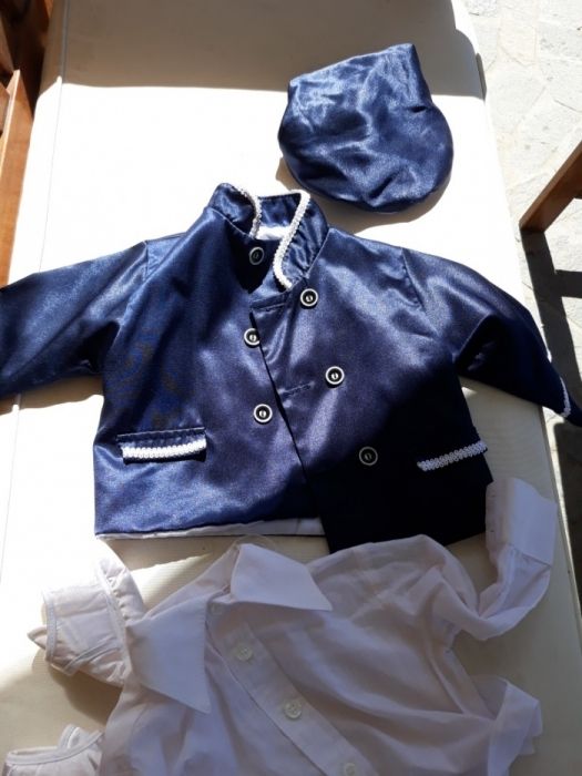 Costum copil bumbac, haine eveniment, costumas botez
