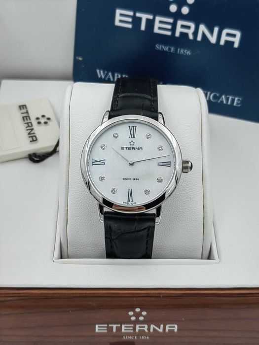 Ceas Eterna Eternity Lady Diamonds 32 mm – Swiss Made – Nou – Full Set