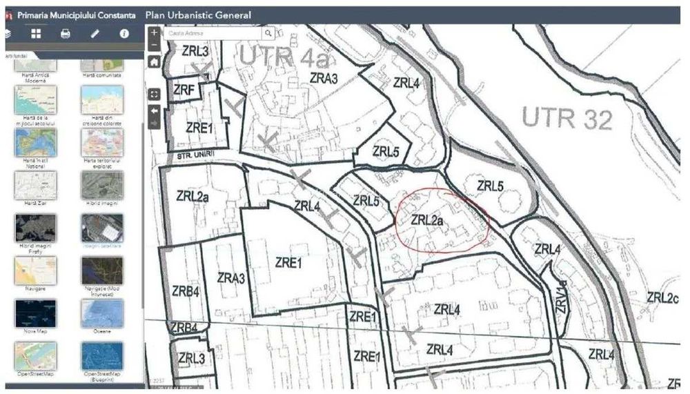 Teren intravilan 1.151 m.p. Constanta- pret 700.000 E Zona Plaja Reyna