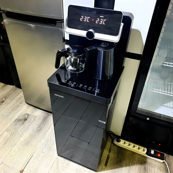 Скидка,напольный кулер AIWA с чайным сервизом,оригинал