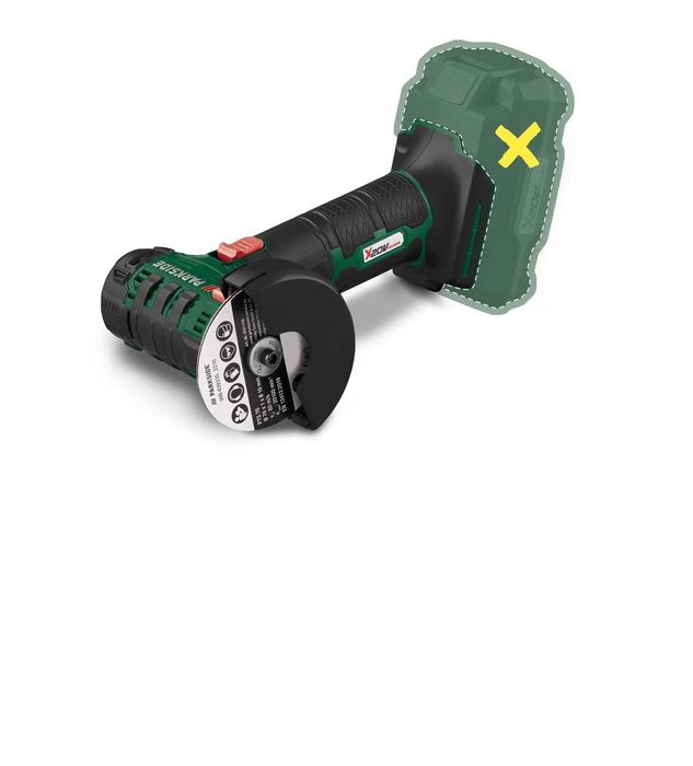 Minipolizor ungiular parkside 76 mm ,20 v fara baterie fara incarcator