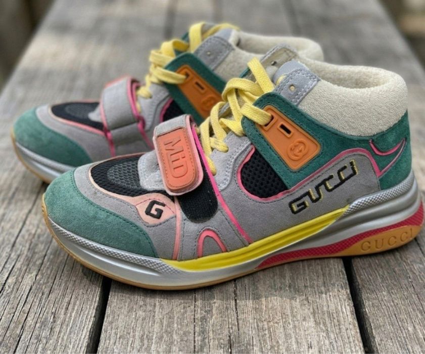 Кроссовки Gucci Ultrapace Mid-Top Sneakers