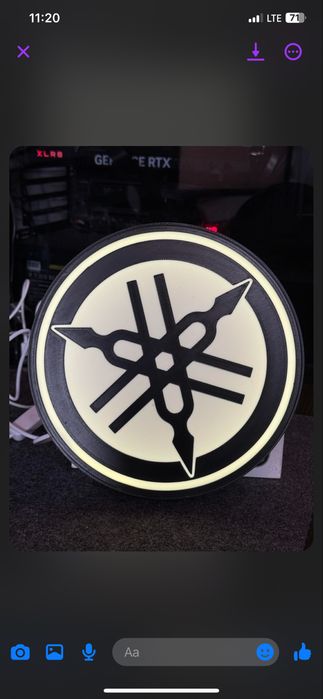 Logo Harley Davidson cu led/Honda/Formula1 si multe altele
