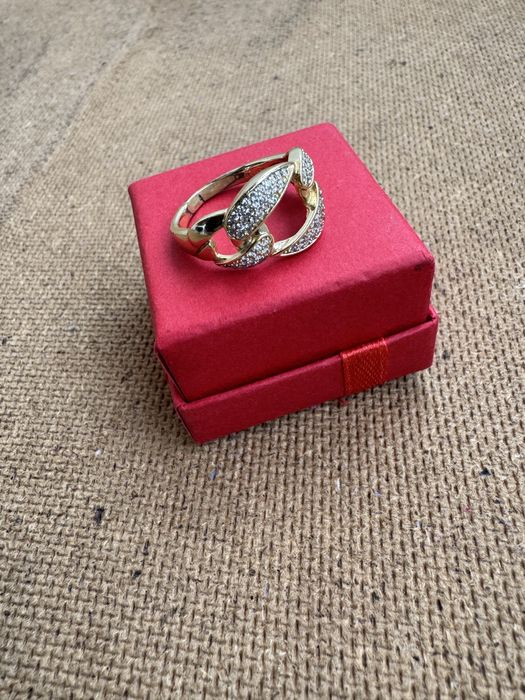 Дамски пръстен / позлатен