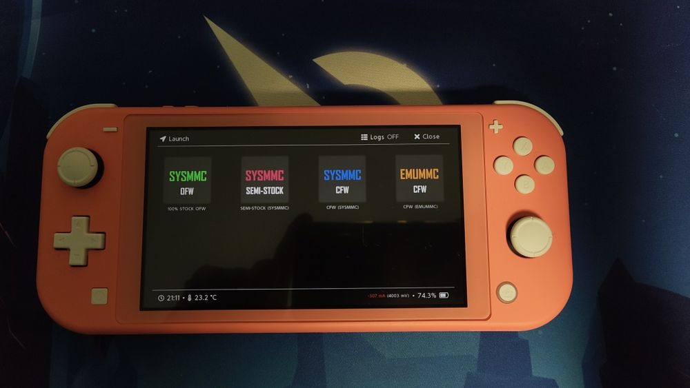 Nintendo switch lite modat