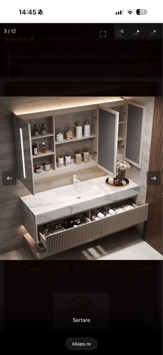 Set mobilier Baie Premium Kllaps