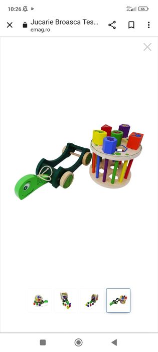 Țestoasă cu roti și piese Lidl