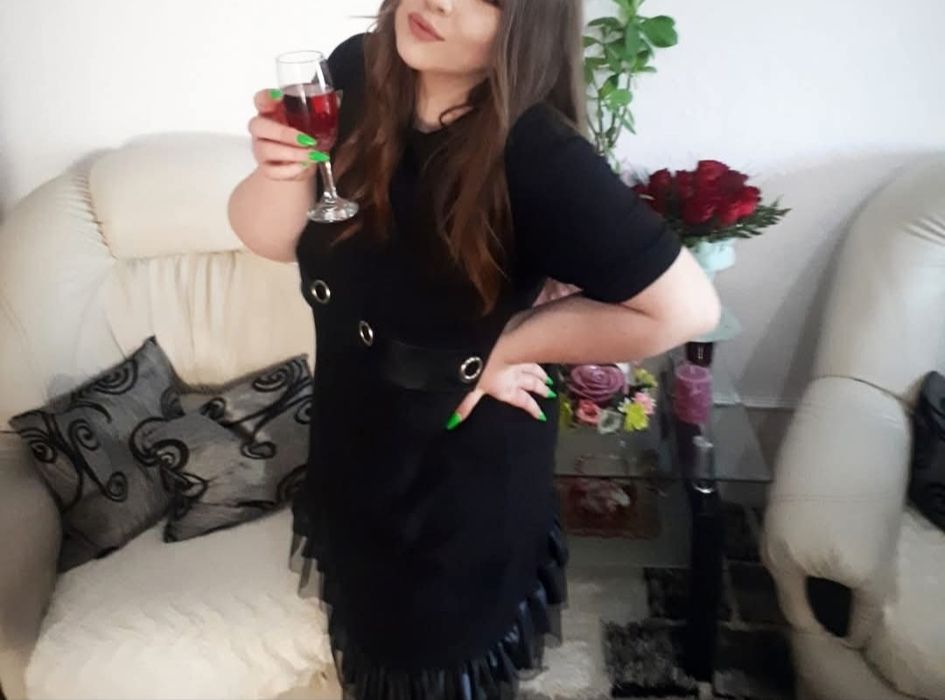 Rochie neagra casual