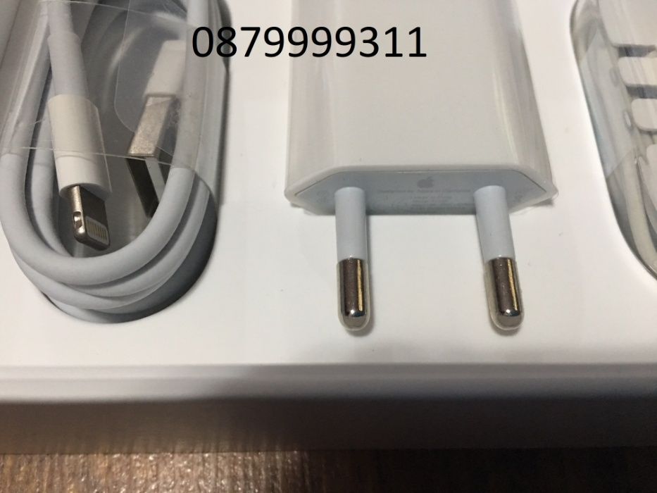 Оригинален адаптер и кабел за iPhone 5 5s SE 6 plus 6s 7 8 X 11 XS