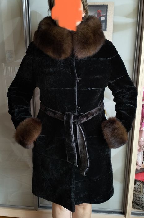 Шуба Мутоновая.Б/У