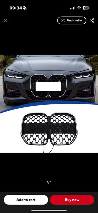 Grila frontala luminata BMW seria 4 G22 G23
