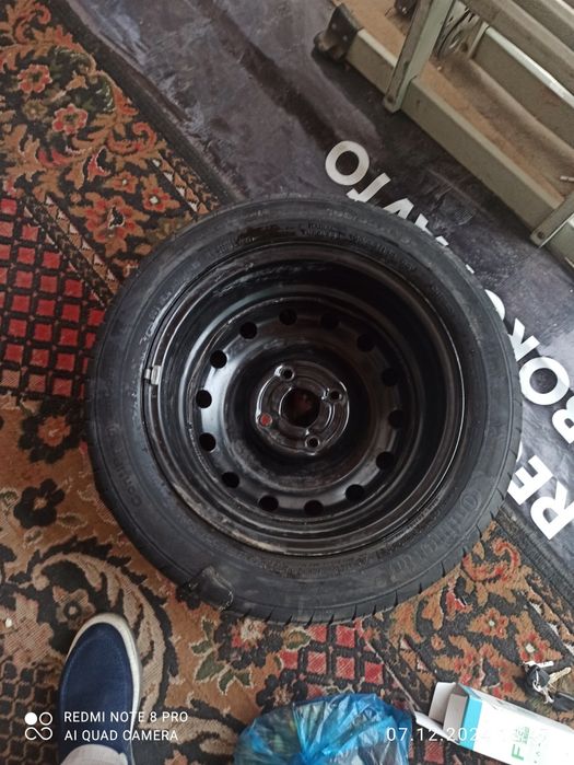 балоон с диском на запаску continental.  15 размер Лачетти