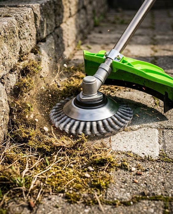 Универсална Телена Четка За Бензинов Тример