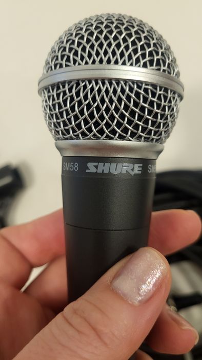 Microfon Shure și cablu XLR 10m