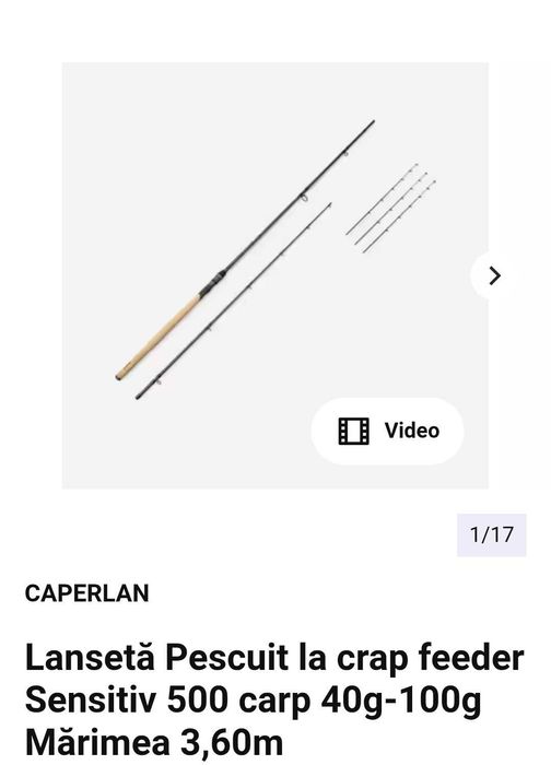 Se vand 4 feedere carpelan