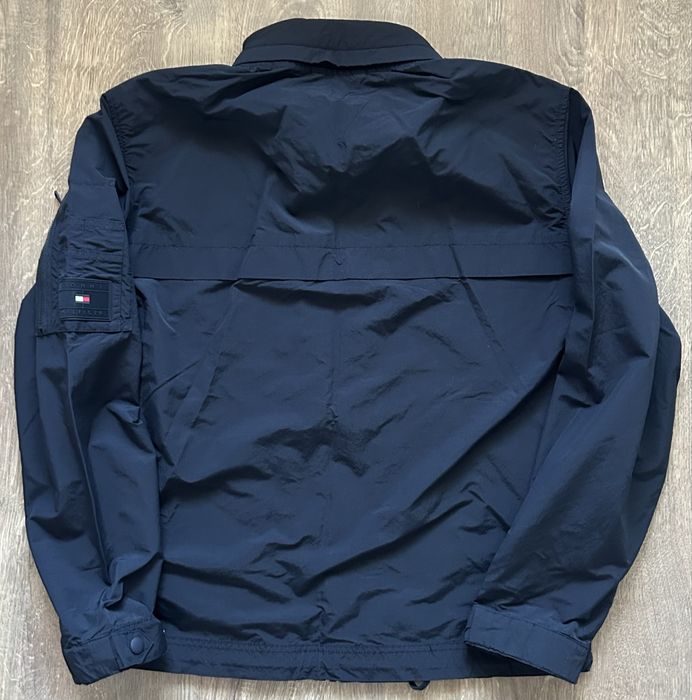 Преходно яке/ветровка Tommy Hilfiger Cotton Mix Stand Collar Jacket