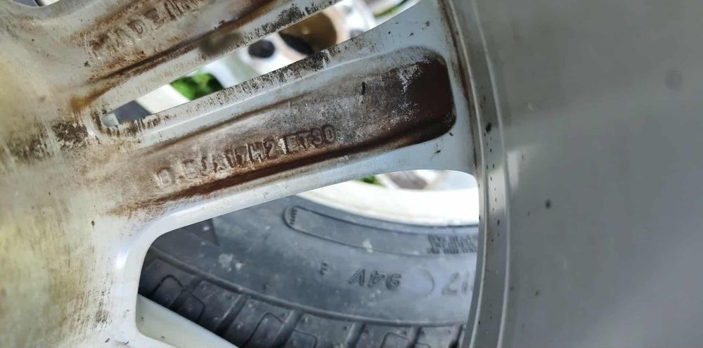 Jante 17 Mercedes cu anvelope de vara