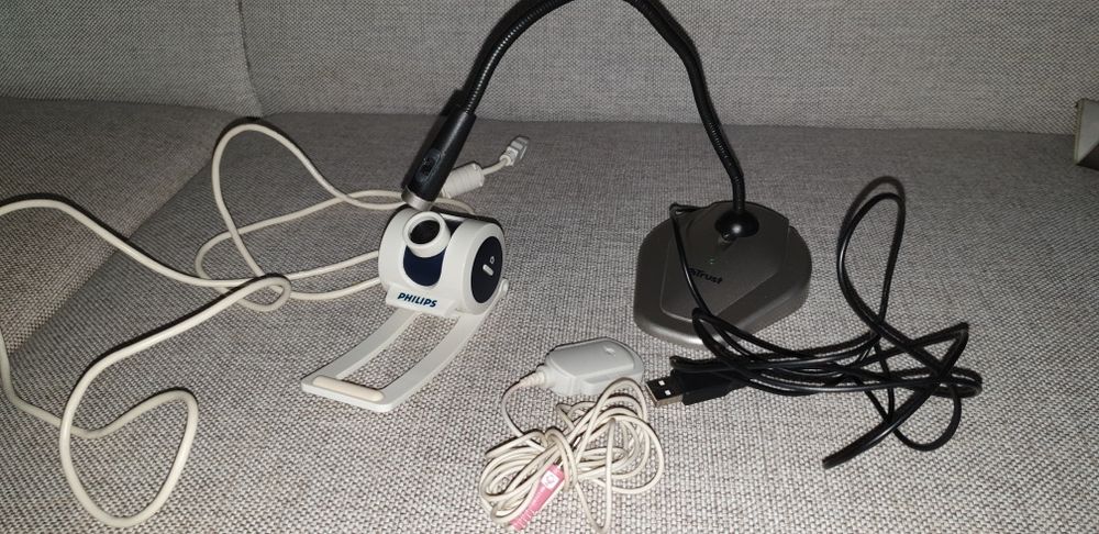 Camera video Philips + microfon Trust MC 3200 - LIVRARE GRATUITA!