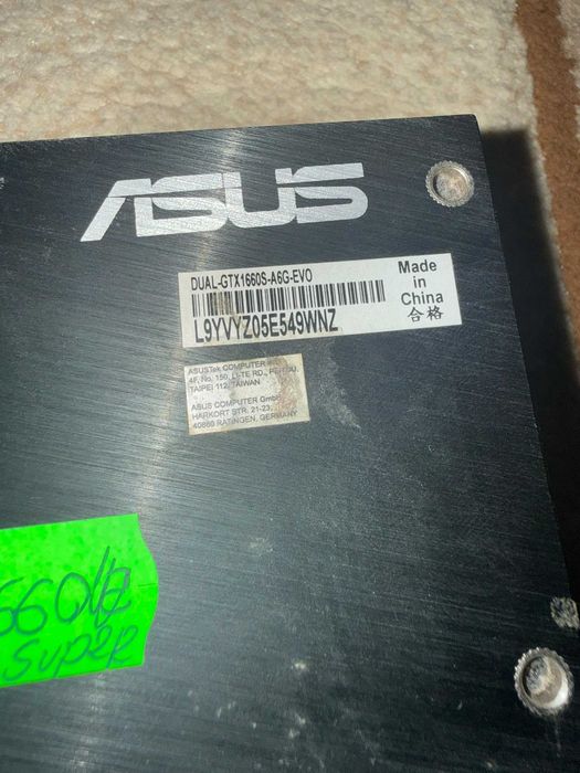 Placa video Nvidia GeForce GTX 1660 SUPER 6gb vram - sigiliu