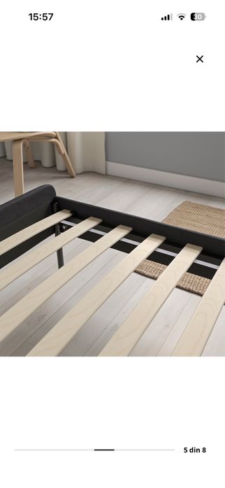 Pat și saltea de la IKEA