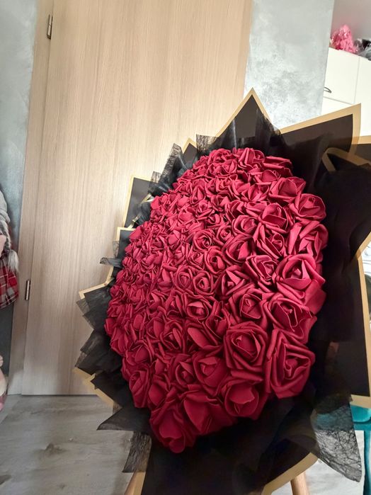 Букет 101 вечни рози