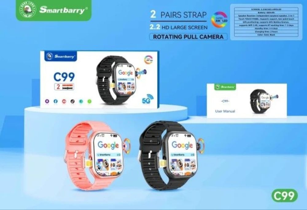 Smartbarry C96, c95, c99, Sim kartali smart watch, android smart watc