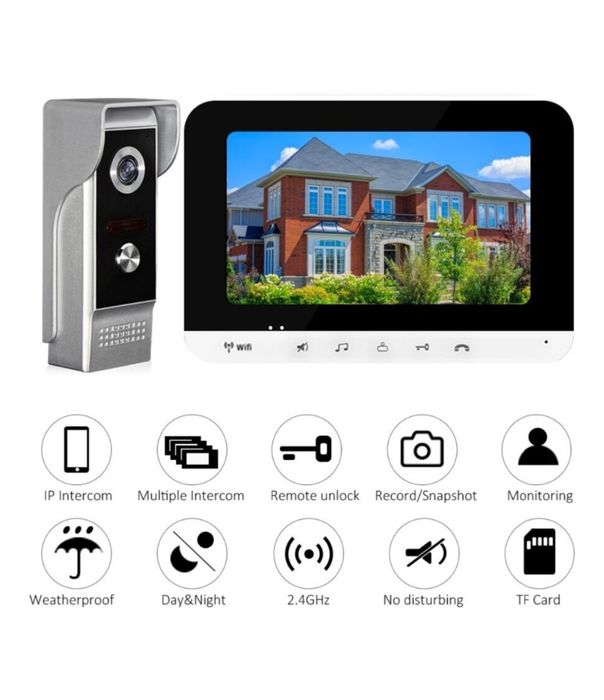 Установка, Монтаж, Видеонаблюдение,Пожарный Сигнализация -Домофон 5000