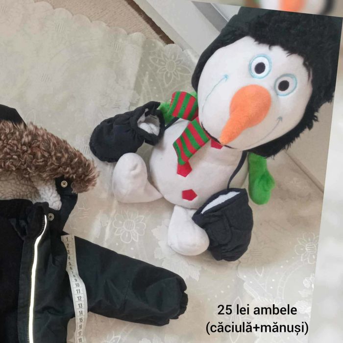 Tinuta completa iarna bebelusi 6-12 luni