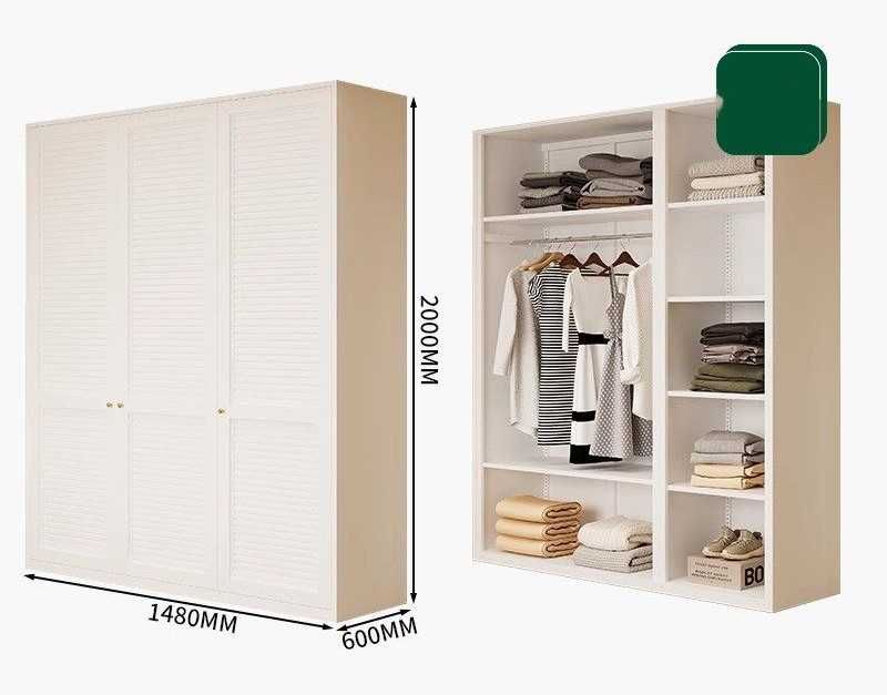 Шкаф цветной для спальни\Большие шкафы для одежды\Шкаф с полками