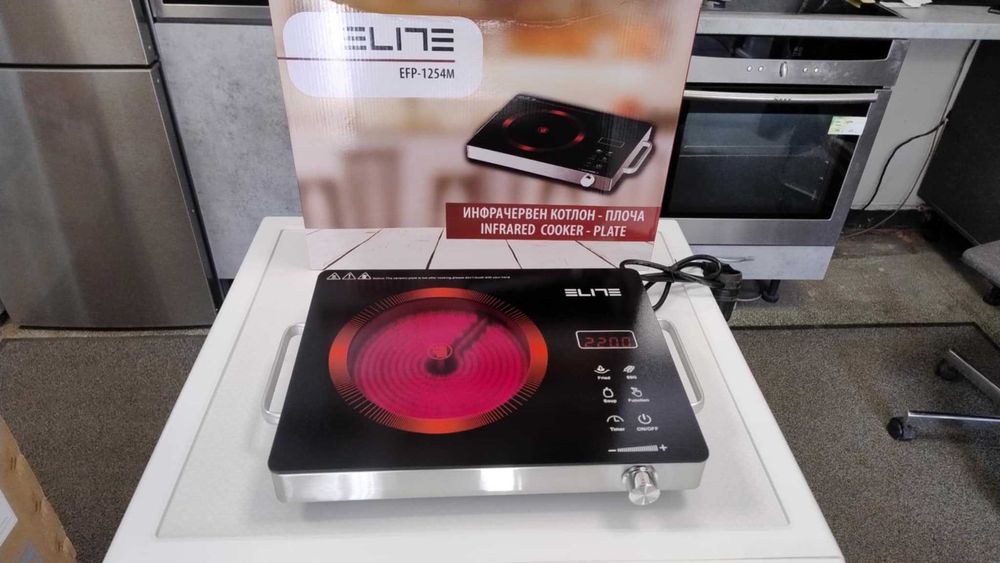 Чисто нов единичен Котлон-Плот Elite 2200 W 28 см дръжки