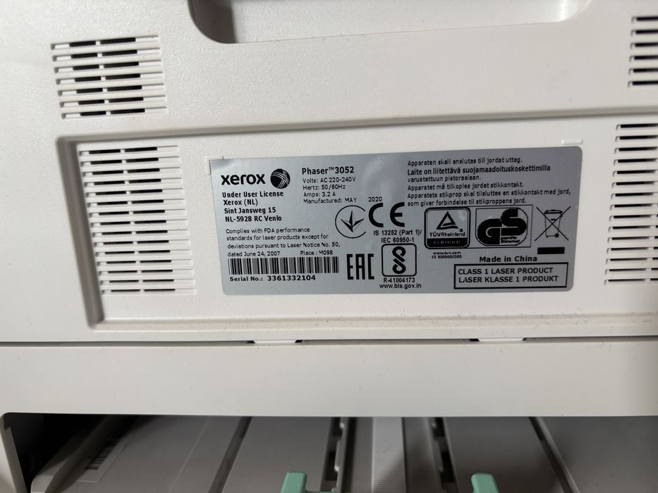 Imprimanta laser Xerox Phaser 3052 monocrom