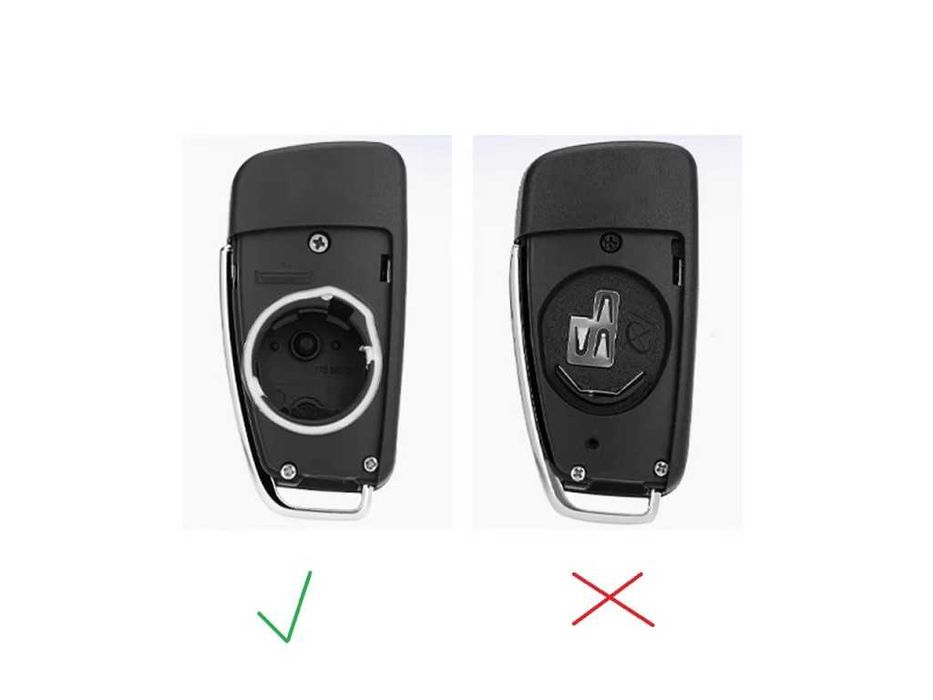 Кутийка за ключ за Audi A1 8X , A3 8P, A4 B7, A6 C6,Q3 8U Q7 4L TT 8J