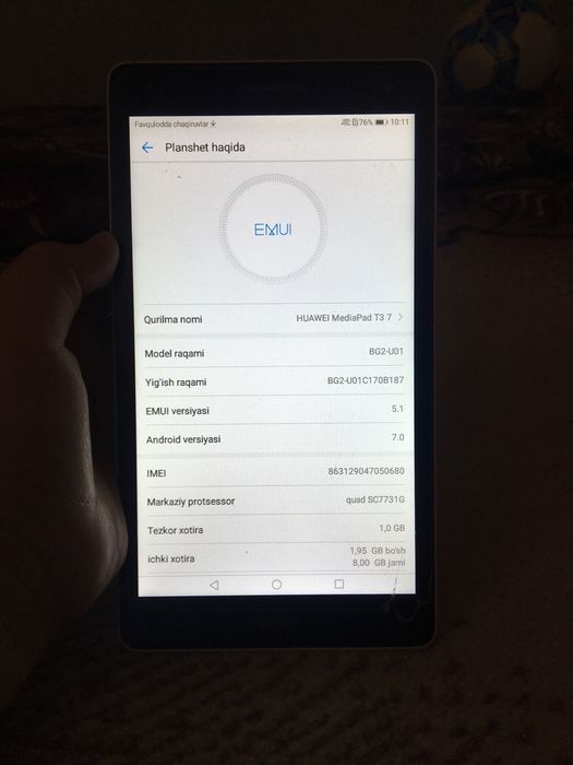 Huwawe MediaPad T3 7