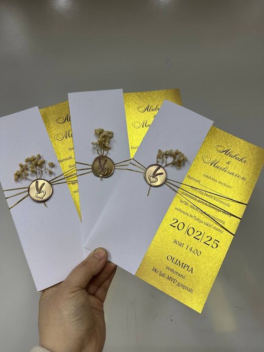 Taklifnomalar/Приглашение