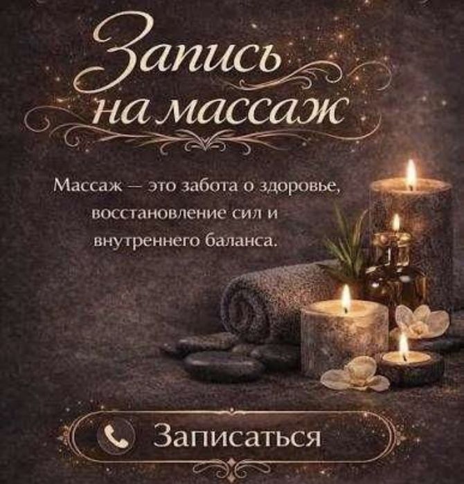 Расслабяющии массаж!