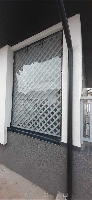 Închideri terase cu folie transparentă