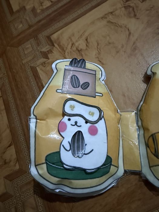 Сквиш книжка с хомяком