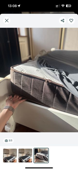 Срочно кровать с матрасом