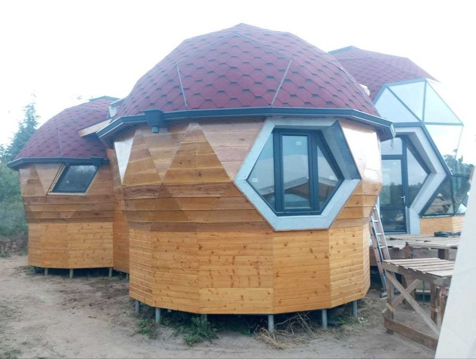 Куполна къща беседка оранжерия. Всякакви размери от различни материали