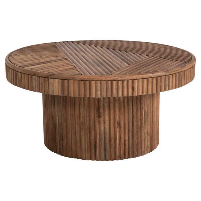 Маса, RANNE HM9694, Натурален, Дърво, 80х38см.