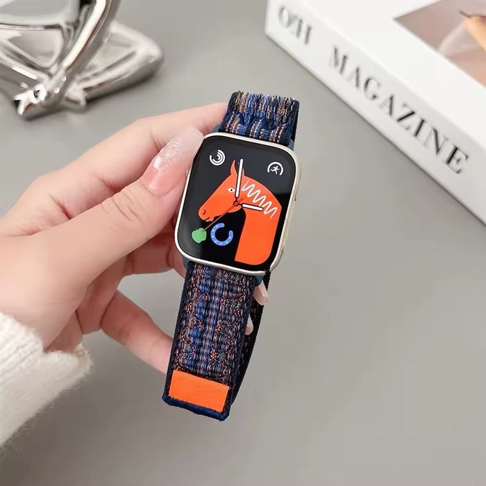 Текстилни каишки Nylon recycled за Apple Watch ULTRA/SE/11/10/9/7/6/5