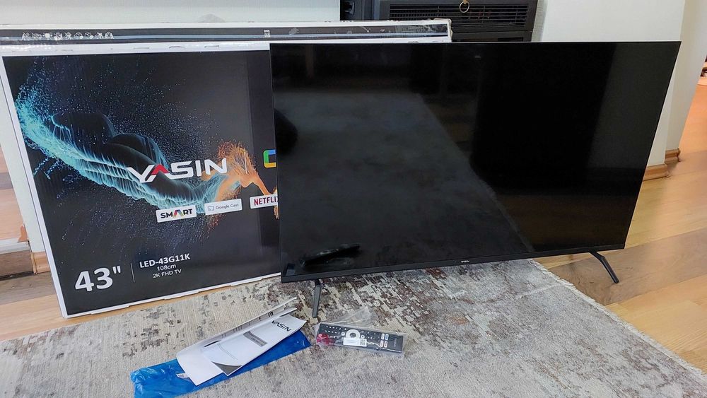 Телевизор Yasin 43G11К 109 см Новый  Смарт  Wi-Fi