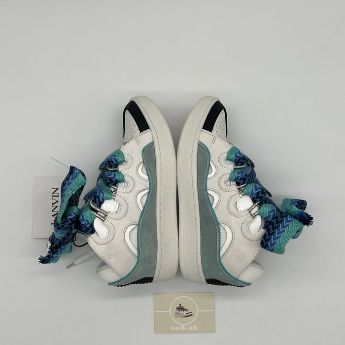 Lanvin Curb White Blue